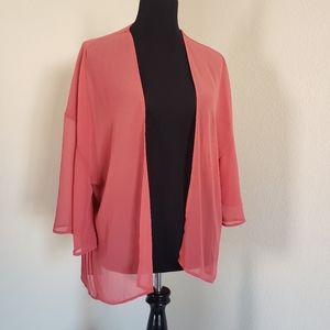 A New Day Sheer Cardigan Flowy Spring Easter